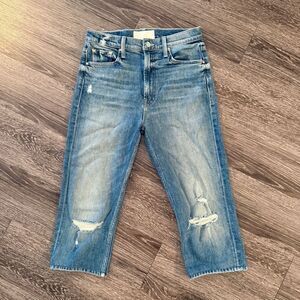 Mother Superior The High Waisted Rider Ankle ALTERED in Beyond the Sky